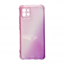 Чехол для Samsung Galaxy A03 (A035) Wave Shine pink / purple
