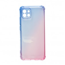 Чехол для Samsung Galaxy A03 (A035) Wave Shine blue / pink