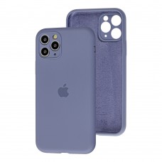 Чохол для iPhone 11 Pro Silicone Slim Full camera lavender gray