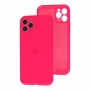 Чохол для iPhone 11 Pro Silicone Slim Full camera shiny pink