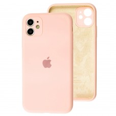 Чохол для iPhone 11 Silicone Slim Full camera pink