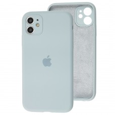 Чохол для iPhone 11 Silicone Slim Full camera mist blue