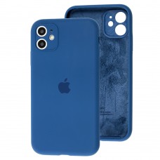 Чохол для iPhone 11 Silicone Slim Full camera blue cobalt