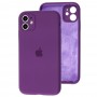 Чехол для iPhone 11 Silicone Slim Full camera grape