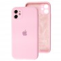 Чохол для iPhone 11 Silicone Slim Full camera light pink