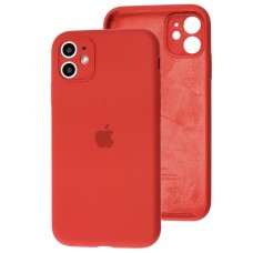 Чохол для iPhone 11 Silicone Slim Full camera camelia