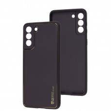 Чехол для Samsung Galaxy S21+ (G996) Leather Xshield dark purple
