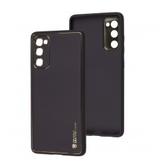Чехол для Samsung Galaxy S20 FE (G780) Leather Xshield dark purple