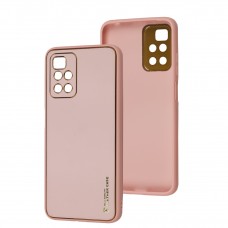 Чехол для Xiaomi Redmi 10 Leather Xshield pink