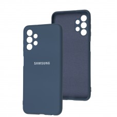 Чохол для Samsung Galaxy A13 (A135) / A32 5G Full camera синій / navy blue