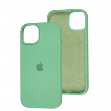 Чехол для iPhone 13/14 Square Full silicone зеленый / spearmint