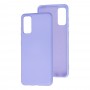 Чехол для Samsung Galaxy S20 (G980) Wave colorful light purple