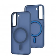 Чохол для Samsung Galaxy S22 (S901) Lyon Frosted MagSafe navy blue