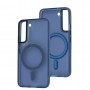 Чохол для Samsung Galaxy S22 (S901) Lyon Frosted MagSafe navy blue