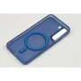 Чехол для Samsung Galaxy S22 (S901) Lyon Frosted MagSafe navy blue