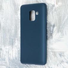 Чехол для Samsung Galaxy A8 2018 (A530) Soft case синий