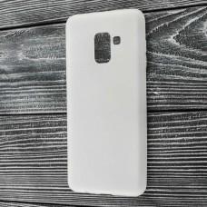 Чехол для Samsung Galaxy A8 2018 (A530) Soft case белый