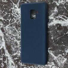Чехол для Samsung Galaxy A8+ 2018 (A730) Soft case синий