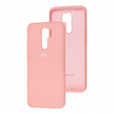 Чехол для Xiaomi Redmi 9 Silicone Full розовый / light pink