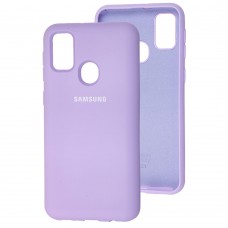 Чохол для Samsung Galaxy M21 / M30s Silicone Full світло-фіолетовий