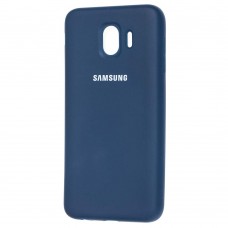 Чехол для Samsung Galaxy J4 2018 (J400) Silicone cover синий