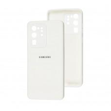 Чехол для Samsung Galaxy S20 Ultra (G988) Square camera full белый