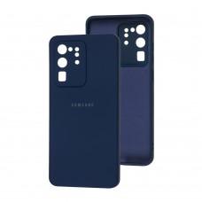 Чехол для Samsung Galaxy S20 Ultra (G988) Square camera full синий