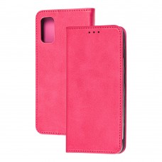 Чехол книжка для Samsung Galaxy A41 (A415) Black magnet розовый