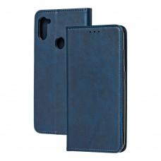 Чехол книжка для Samsung Galaxy A11 / M11 Black magnet синий