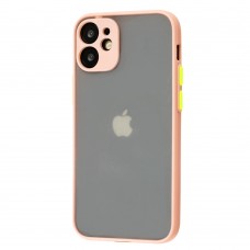 Чехол для iPhone 12 mini LikGus Totu camera protect розовый