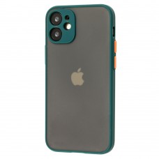 Чехол для iPhone 12 mini LikGus Totu camera protect оливковый
