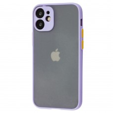 Чехол для iPhone 12 mini LikGus Totu camera protect сиреневый