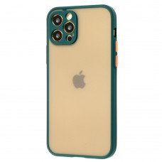 Чехол для iPhone 12 Pro LikGus Totu camera protect оливковый