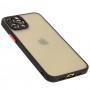 Чохол для iPhone 12 Pro LikGus Totu camera protect чорний/червоний