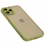Чехол для iPhone 12 Pro LikGus Totu camera protect зеленый
