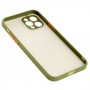 Чохол для iPhone 12 Pro LikGus Totu camera protect зелений