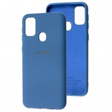 Чохол для Samsung Galaxy M21/M30s Silicone Full синій/navy blue