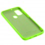 Чохол для Samsung Galaxy M21 / M30s Silicone Full салатовий / neon green