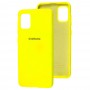 Чохол для Samsung Galaxy A31 (A315) Silicone Full жовтий / flash