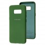 Чохол для Samsung Galaxy S8 (G950) Silicone Full зелений / dark green