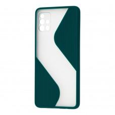 Чехол для Samsung Galaxy A51 (A515) Totu wave зеленый