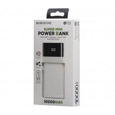 Зовнішній акумулятор Power bank Borofone BT25 10000 mAh white