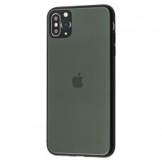 Чохол для iPhone Xs Max чорний зелений