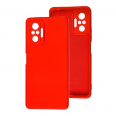 Чехол для Xiaomi Redmi Note 10 Pro Wave colorful красный