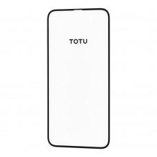 Защитное стекло для iPhone 11 Totu Fast Adhesive черное
