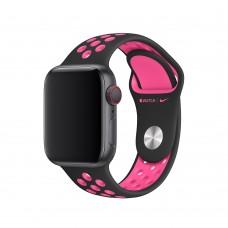 Ремешок Apple Watch Sport Nike+ 38mm / 40mm черно-розовый