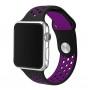 Ремешок для Apple Watch Sport Nike+ 38mm / 40mm черно-фиолетовый