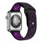 Ремешок для Apple Watch Sport Nike+ 38mm / 40mm черно-фиолетовый