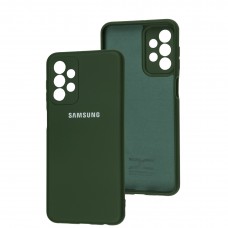 Чохол для Samsung Galaxy A23 Full camera зелений / dark green