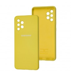Чохол для Samsung Galaxy A32 (A325) Full camera лимонний